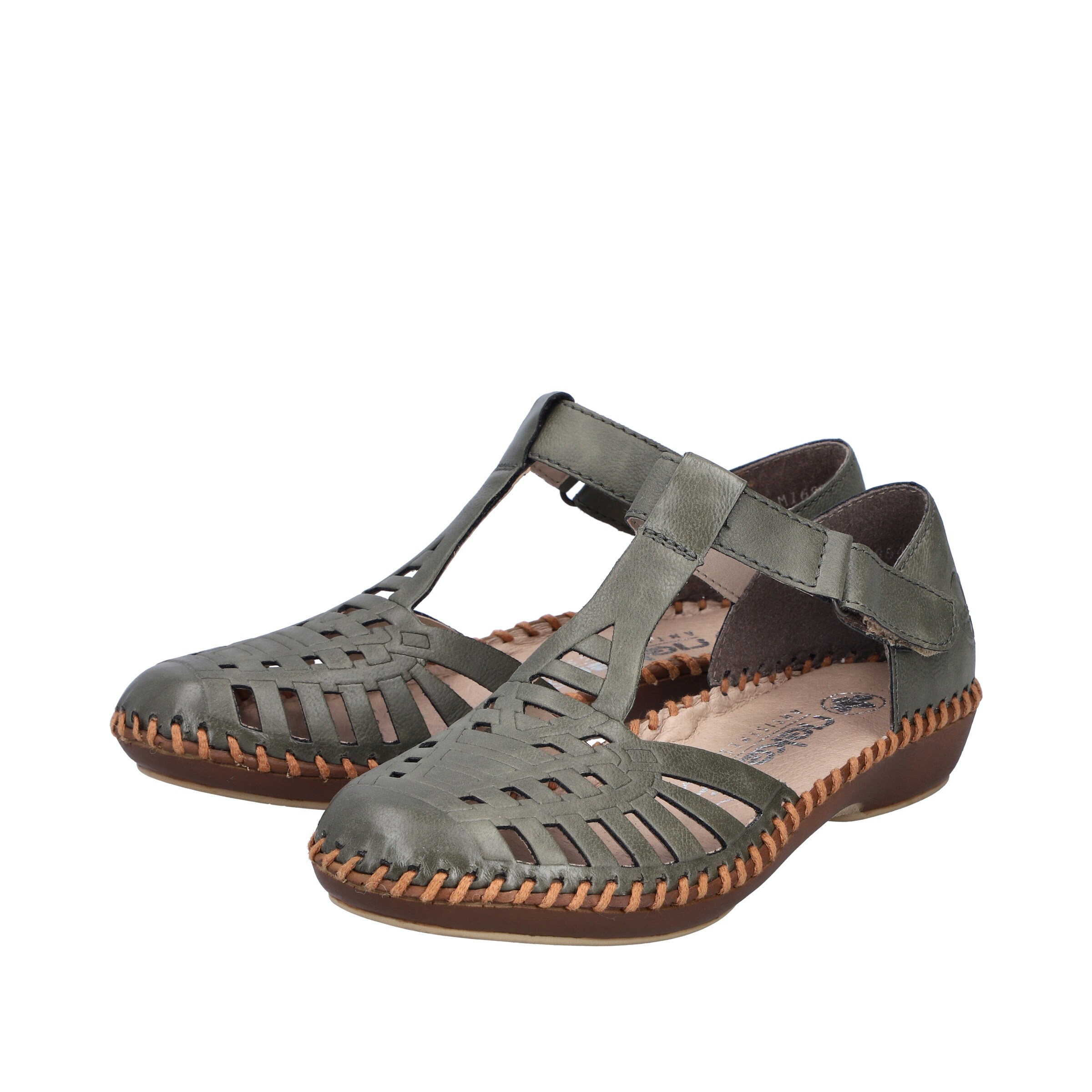 Chaussure basse Rieker en vert