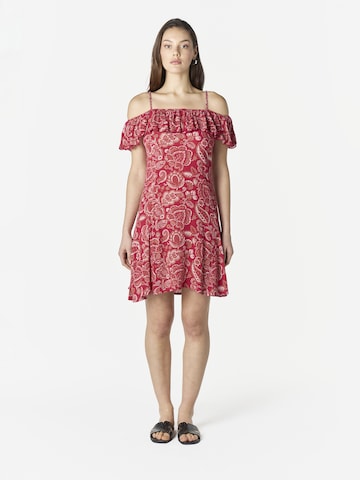 KOROSHI Dress in Red: front
