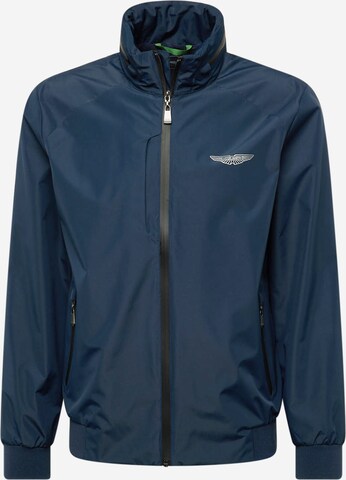 Hackett London Between-Season Jacket in Blue: front