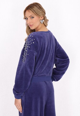 faina - Sweatshirt em azul