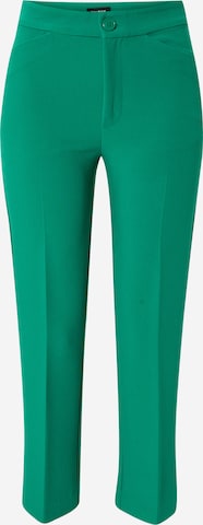 Lindex Regular Trousers with creases 'Disa' in Green: front