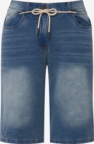 Ulla Popken Regular Jeans in Blauw: voorkant