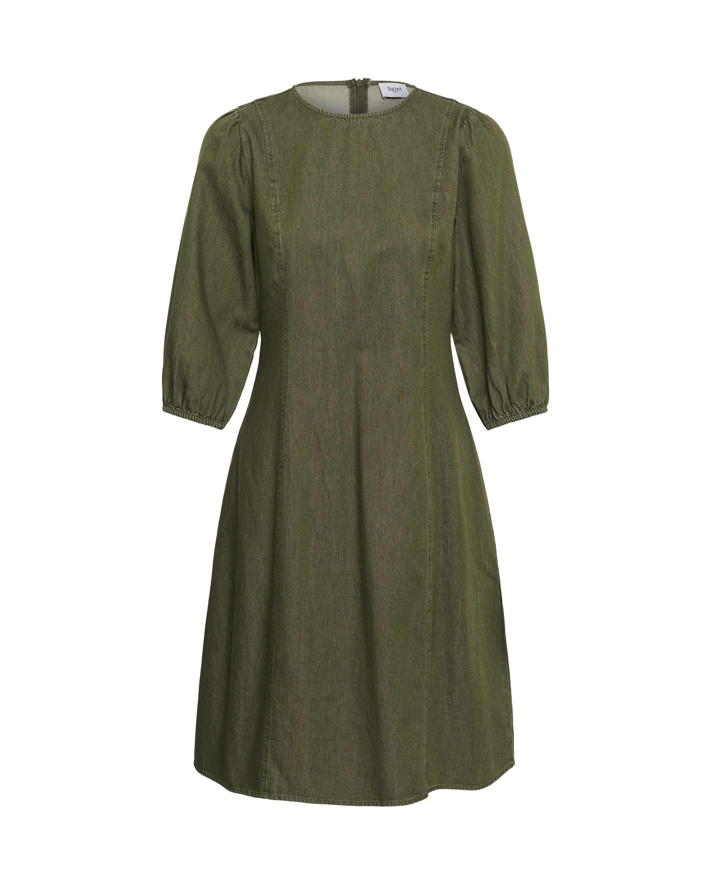 SAINT TROPEZ - Vestido 'Titiana' em verde: frente
