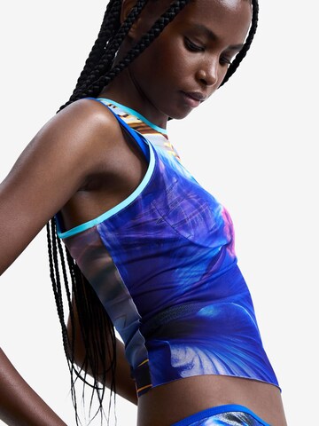 Desigual Top in Blau