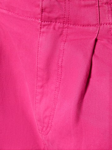 Bershka Wide Leg Hose in Pink