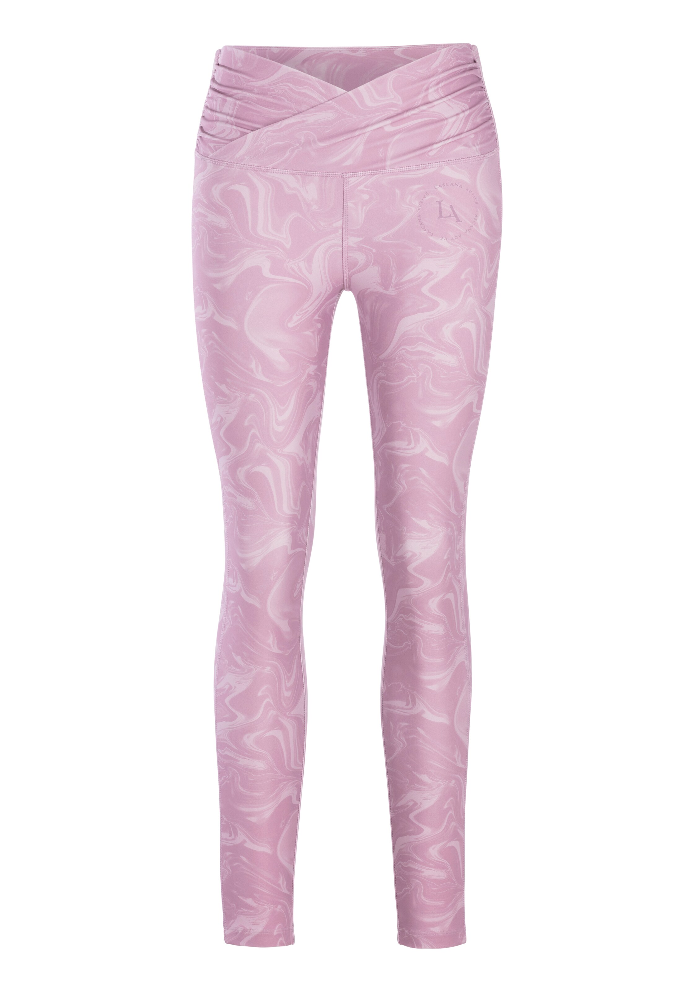 LASCANA ACTIVE Skinny Sporthose in Pink: Vorderseite