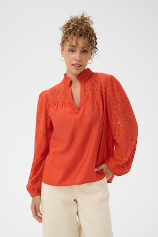 Cream Blouse 'CRLiselin' in Oranje: voorkant