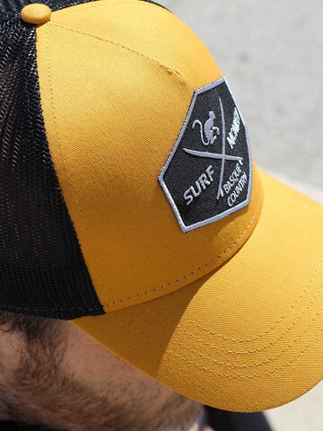 Surf Monkey Athletic Cap in Yellow