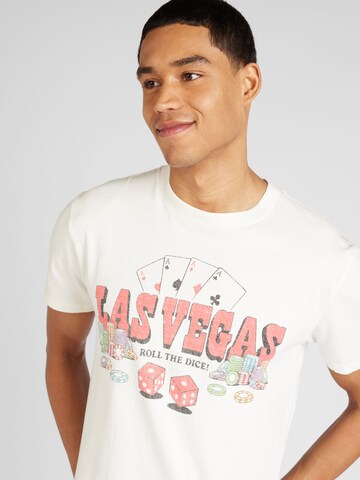 balts HOLLISTER T-Krekls 'AMERICAN DESTINATIONS'