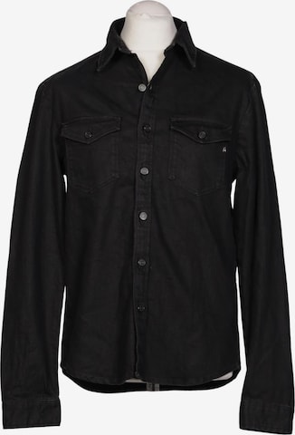 REPLAY Hemd L in Schwarz: Vorderseite