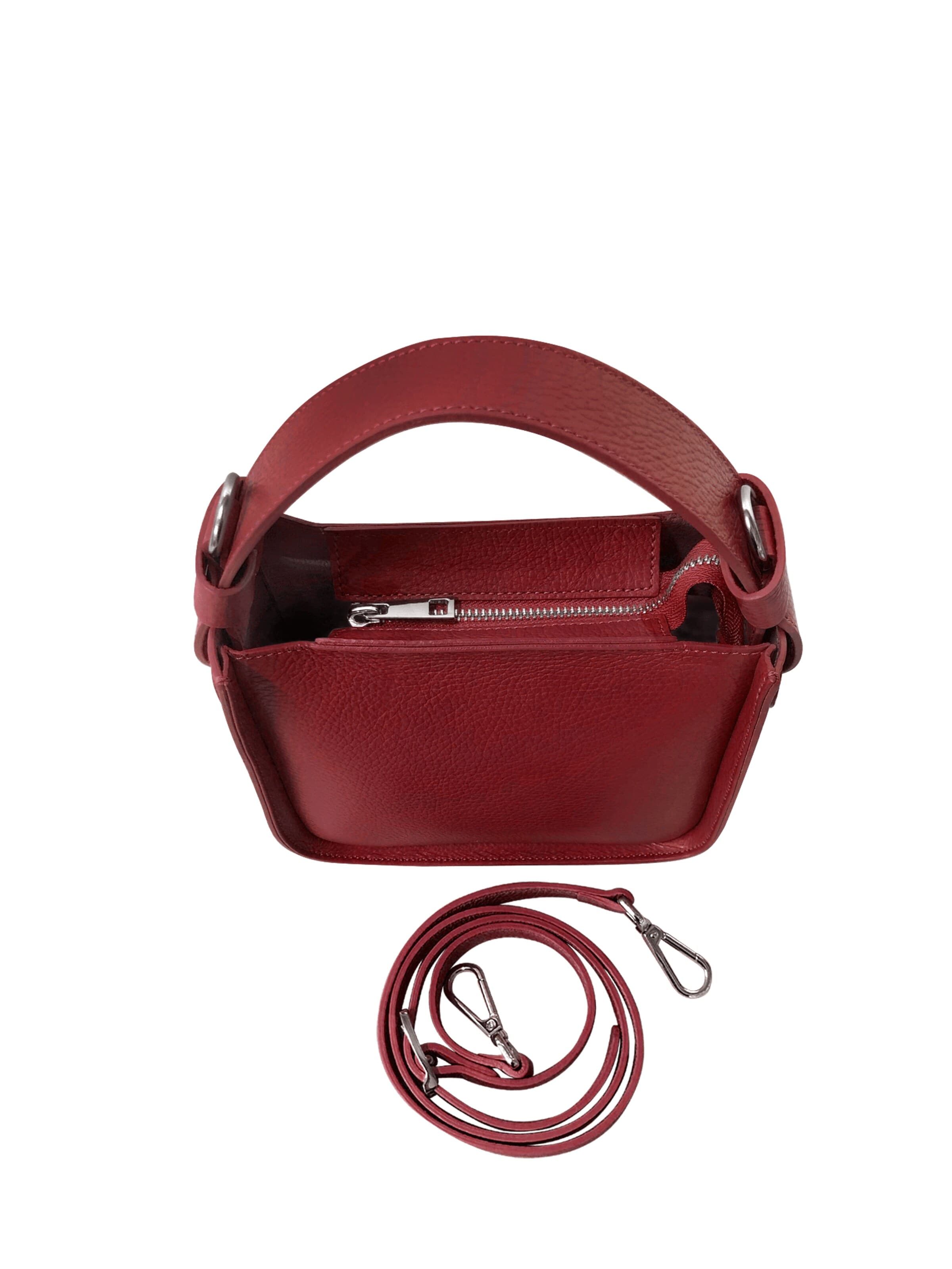 LeParmentier Handbag 'Duplo' in Red