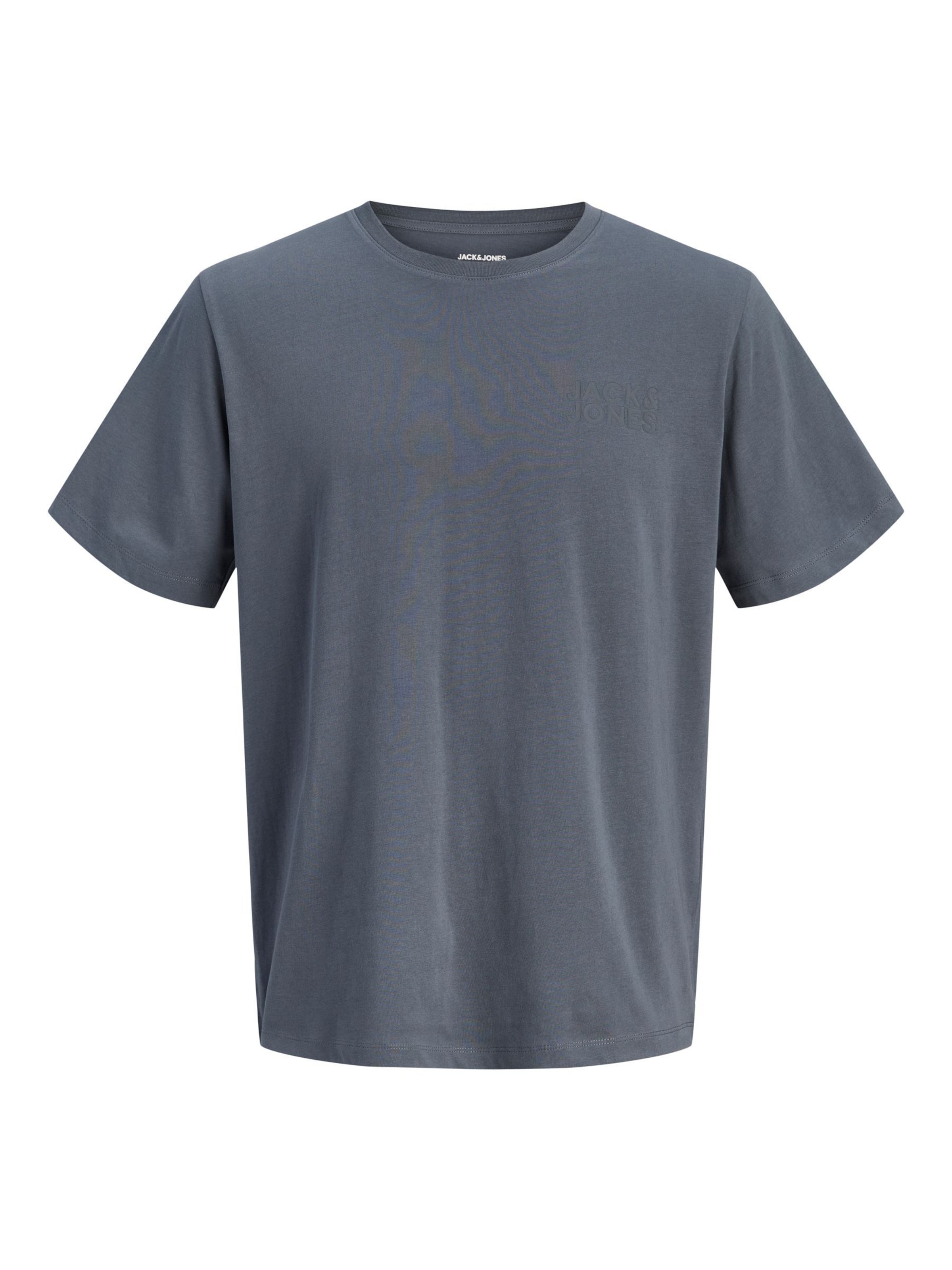 Jack & Jones Plus Shirt 'JJECorp' in Grijs: voorkant