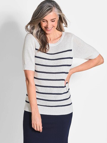 Pull-over Goldner en blanc : devant