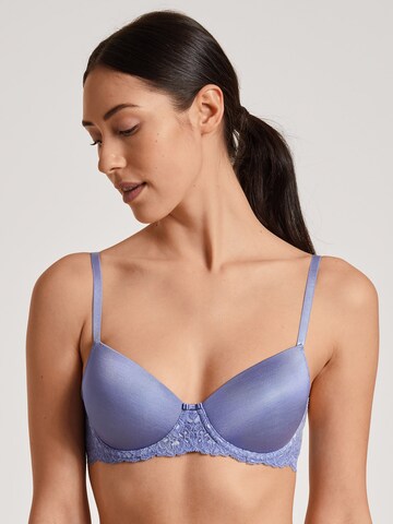 CALIDA T-shirt Bra 'Sensual Secrets' in Blue: front