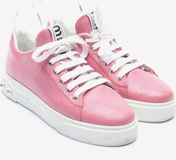 Miu Miu Turnschuhe / Sneaker 38,5 in Pink: Vorderseite