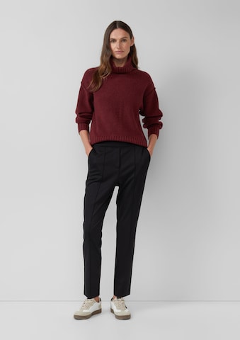 s.Oliver Regular Hose in Schwarz