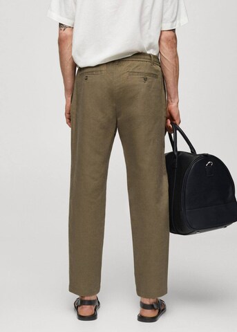 MANGO MAN Tapered Hose 'Romelino' in Grün