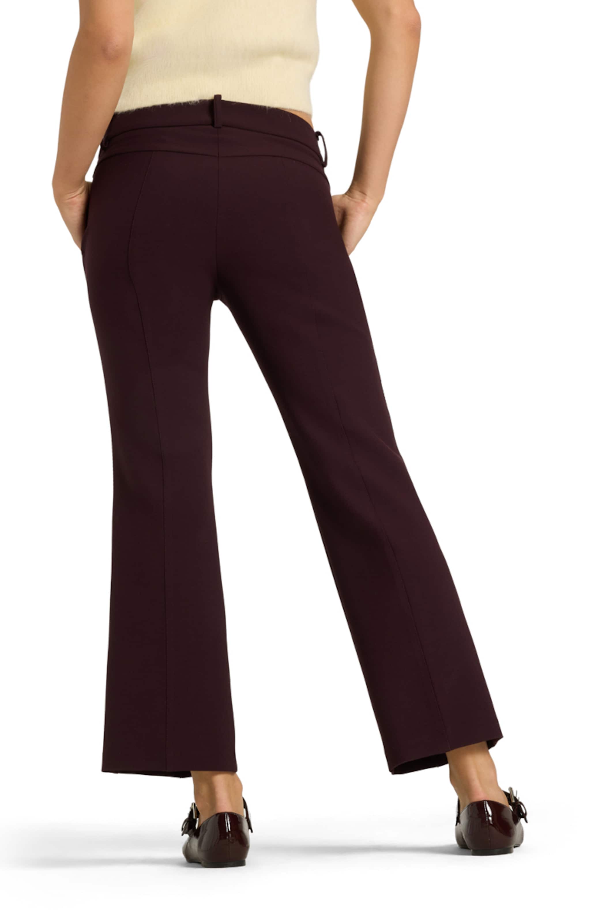 Cambio Regular Trousers 'Farah' in Purple