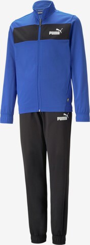 PUMA Joggingpak 'Poly' in Blauw: voorkant