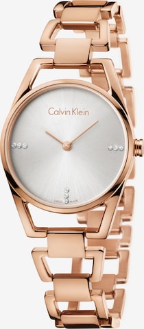 Calvin Klein Analoog horloge in Goud: voorkant