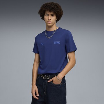 PUMA Shirt 'Porsche Legacy Essentials' in Blue: front