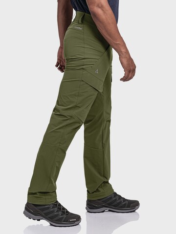 Schöffel Regular Outdoor trousers ' Kitzstein' in Green