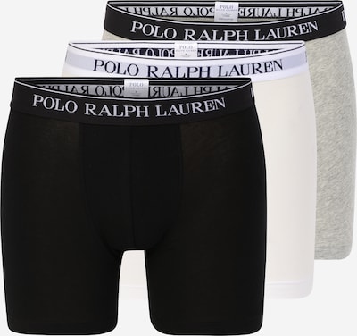 Polo Ralph Lauren Boksershorts i gråmelert / svart / hvit, Produktvisning