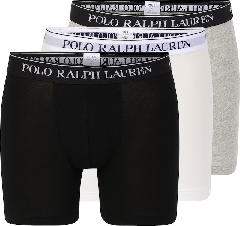 Polo Ralph Lauren Boxershorts in Graumeliert Schwarz Weiß
