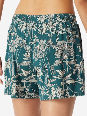 Pantalon de pyjama 'Mix Relax' SCHIESSER en vert