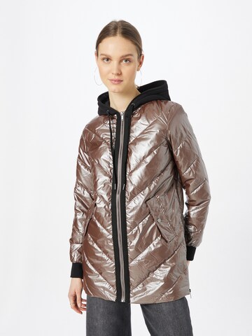 IKKS Between-Season Jacket in Gold: front