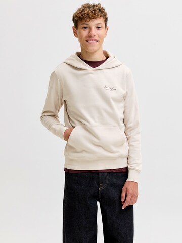 Jack & Jones Junior - Sudadera 'JJEARCHIVE' en beige: frente