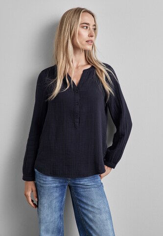 STREET ONE Bluse in Blau: Vorderseite