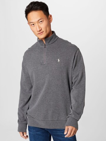 Sweat-shirt Polo Ralph Lauren en gris : devant