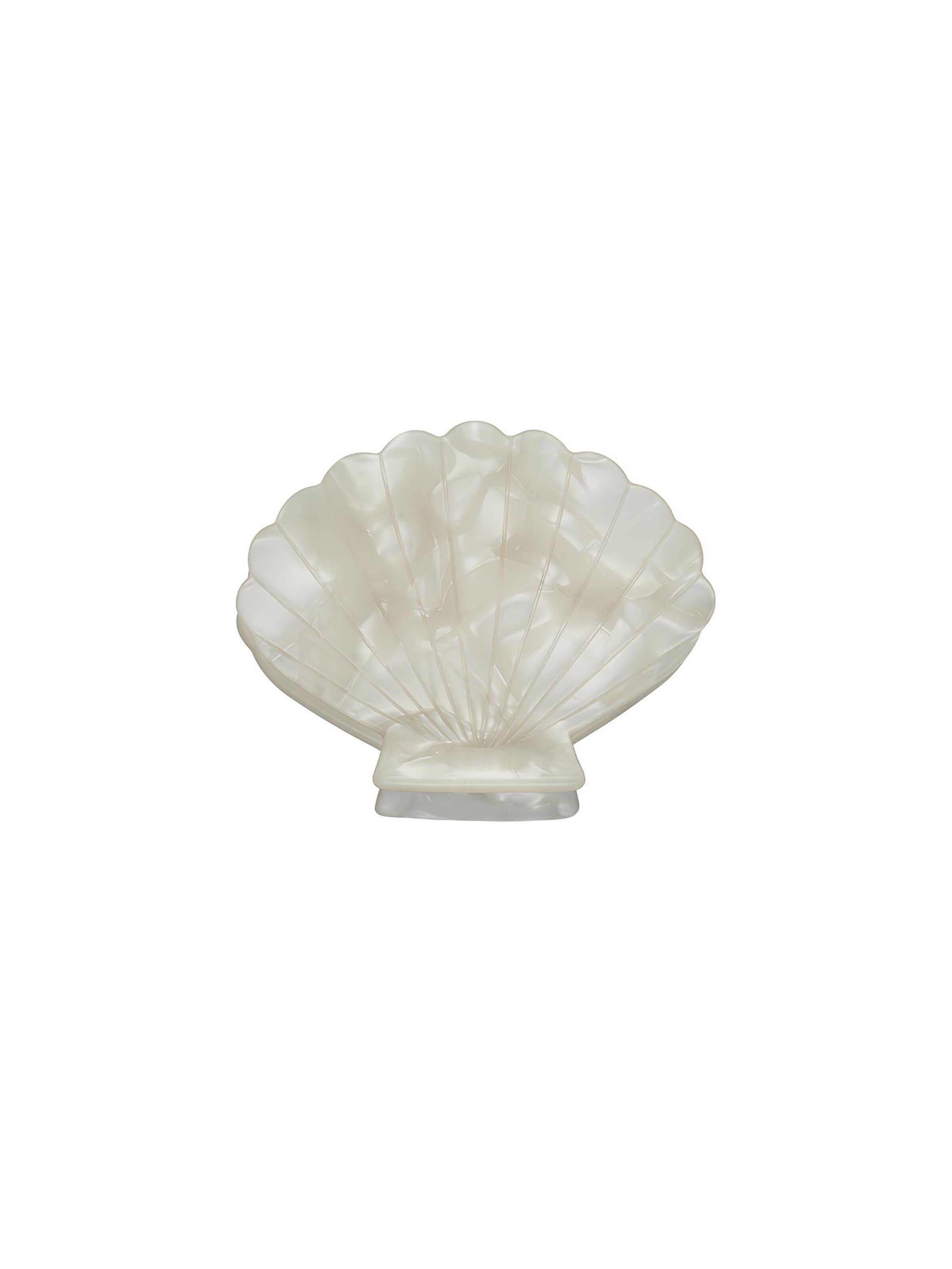 SALT&WAVE Hårsmykke 'Shell Hair Clip' i 7 cm i hvid, Produktvisning