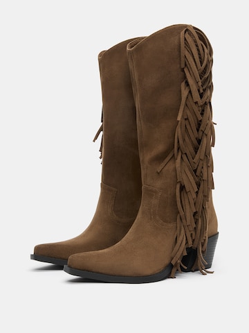 Bottes de cowboy Pull&Bear en marron