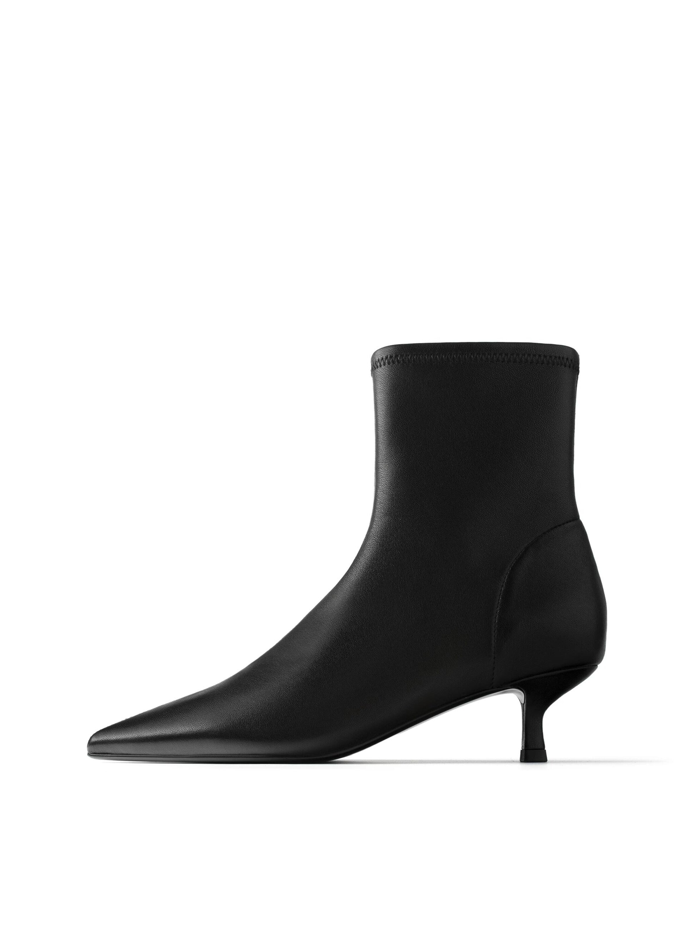 Cizme glezne 'RAW POWER SOUND' de la L37 HANDMADE SHOES pe negru: față