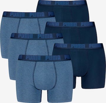PUMA Boxerky – modrá: přední strana