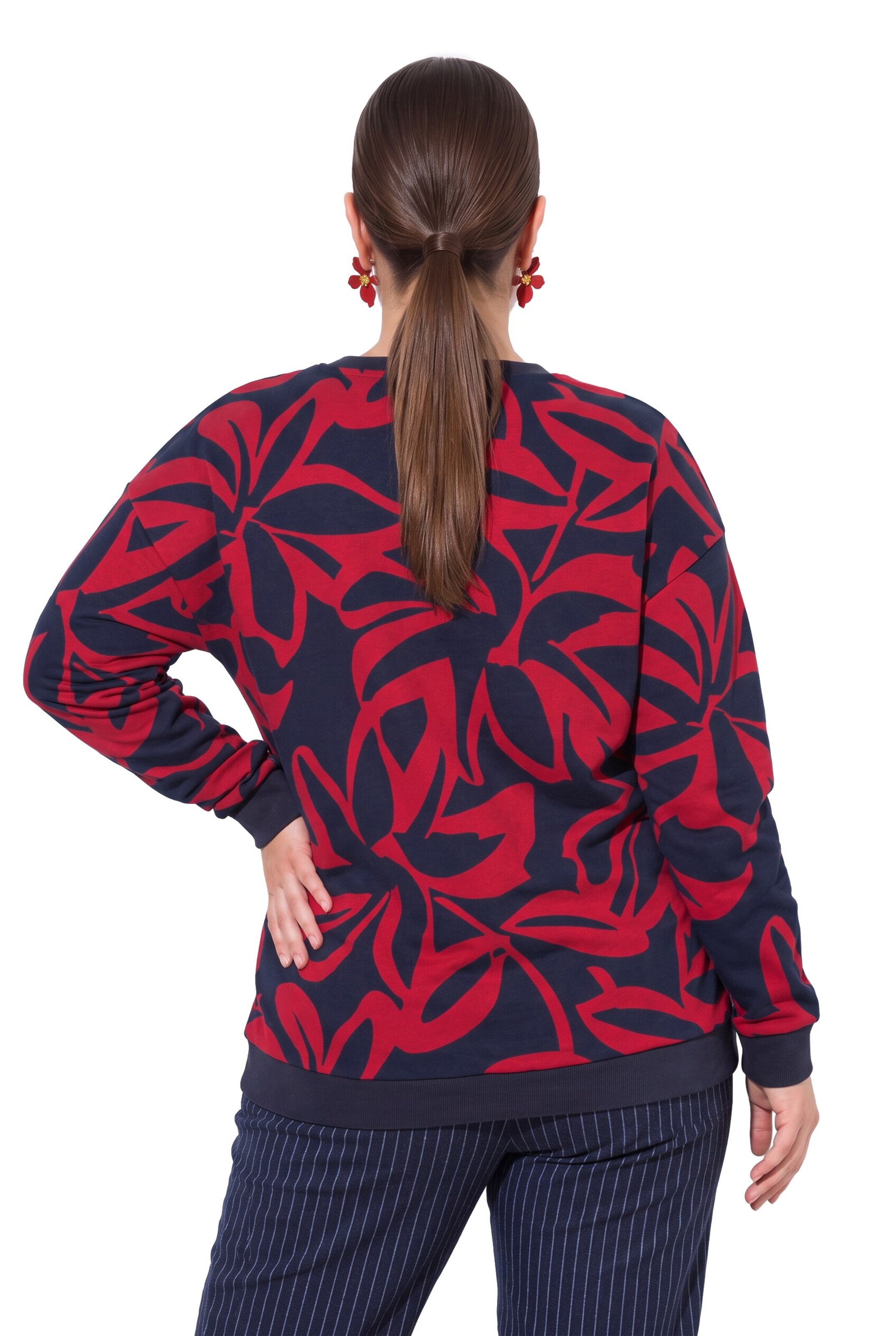 MIAMODA Sweatshirt in Blau