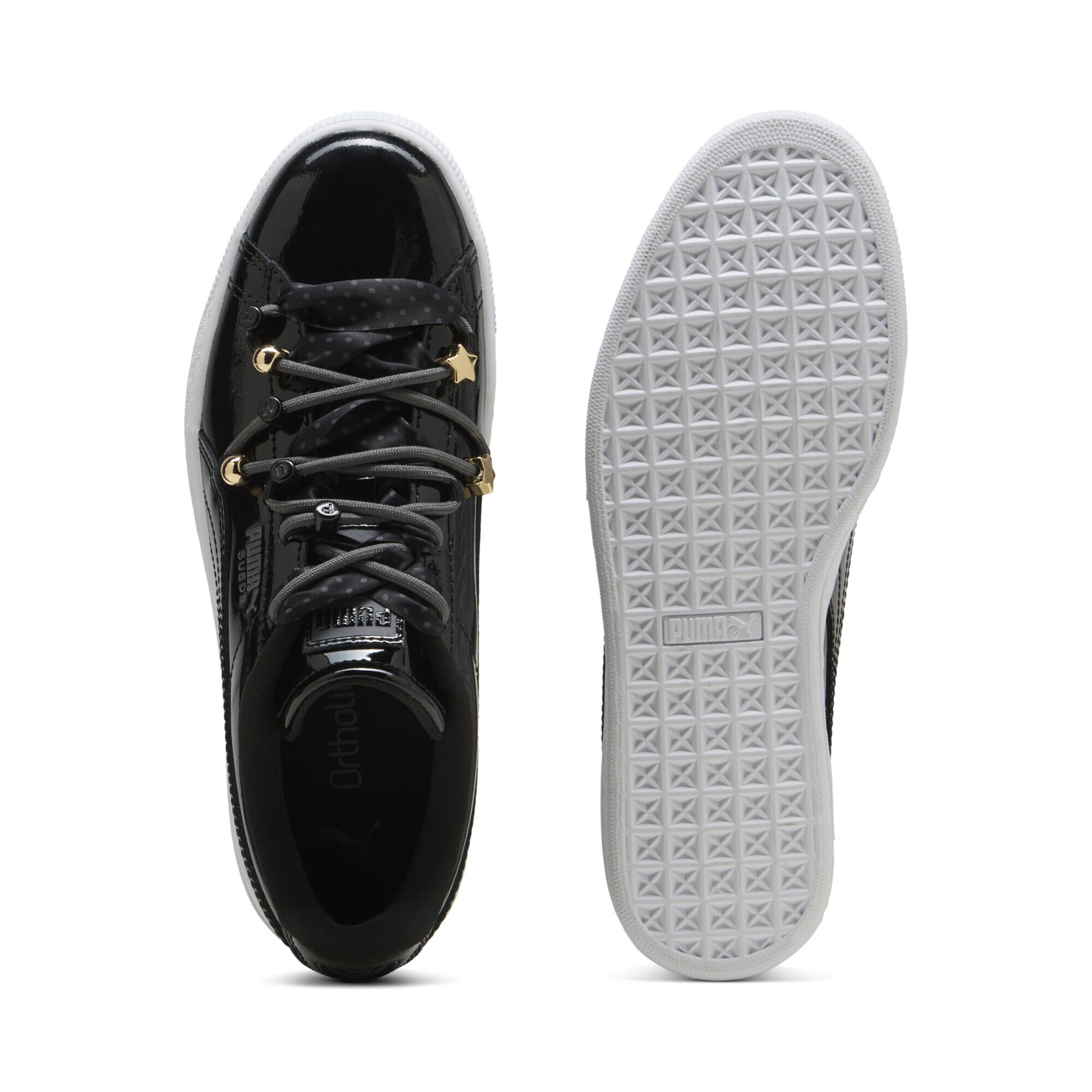 PUMA Platform trainers 'Suede Bloom Patent' in Black
