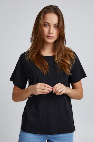 PULZ Jeans Shirt 'PZBRIT' in Black: front
