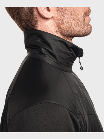 Schöffel Funktionele fleece-jas 'Cascata' in Zwart