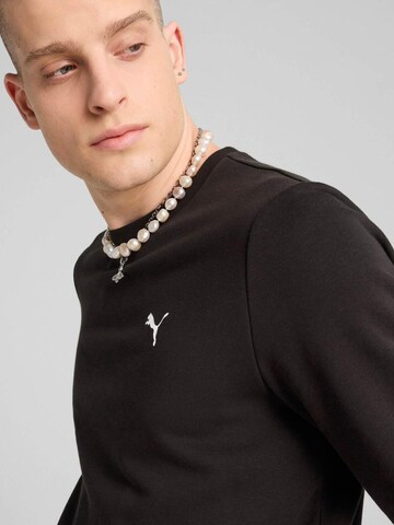 PUMA Shirt 'Puma Ess Crew Tr'‌‌‌‌‌‌‌‌ in Schwarz
