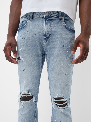 regular Jeans di Bershka in blu