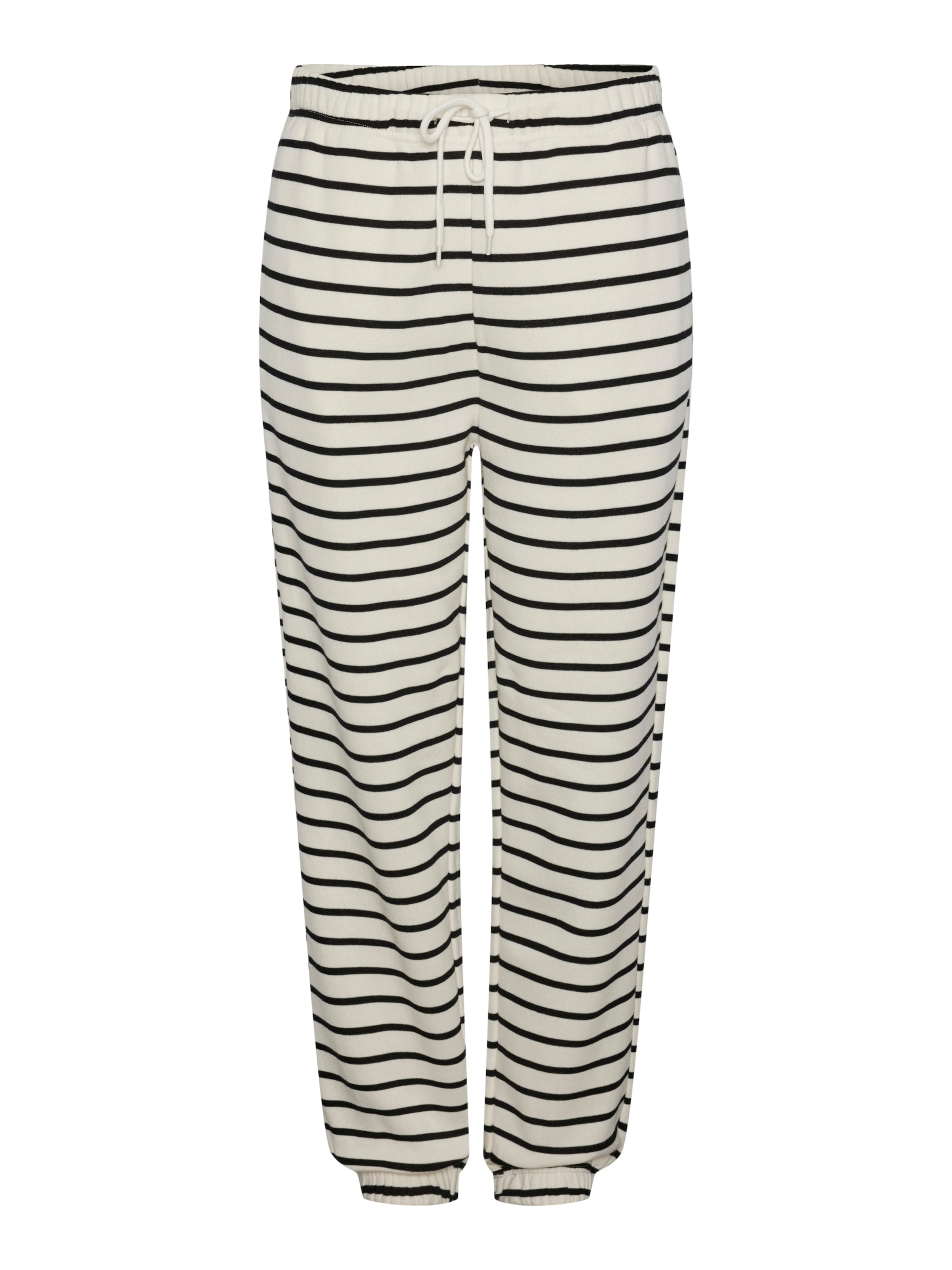 PIECES Tapered Trousers 'Chilli' in White: front