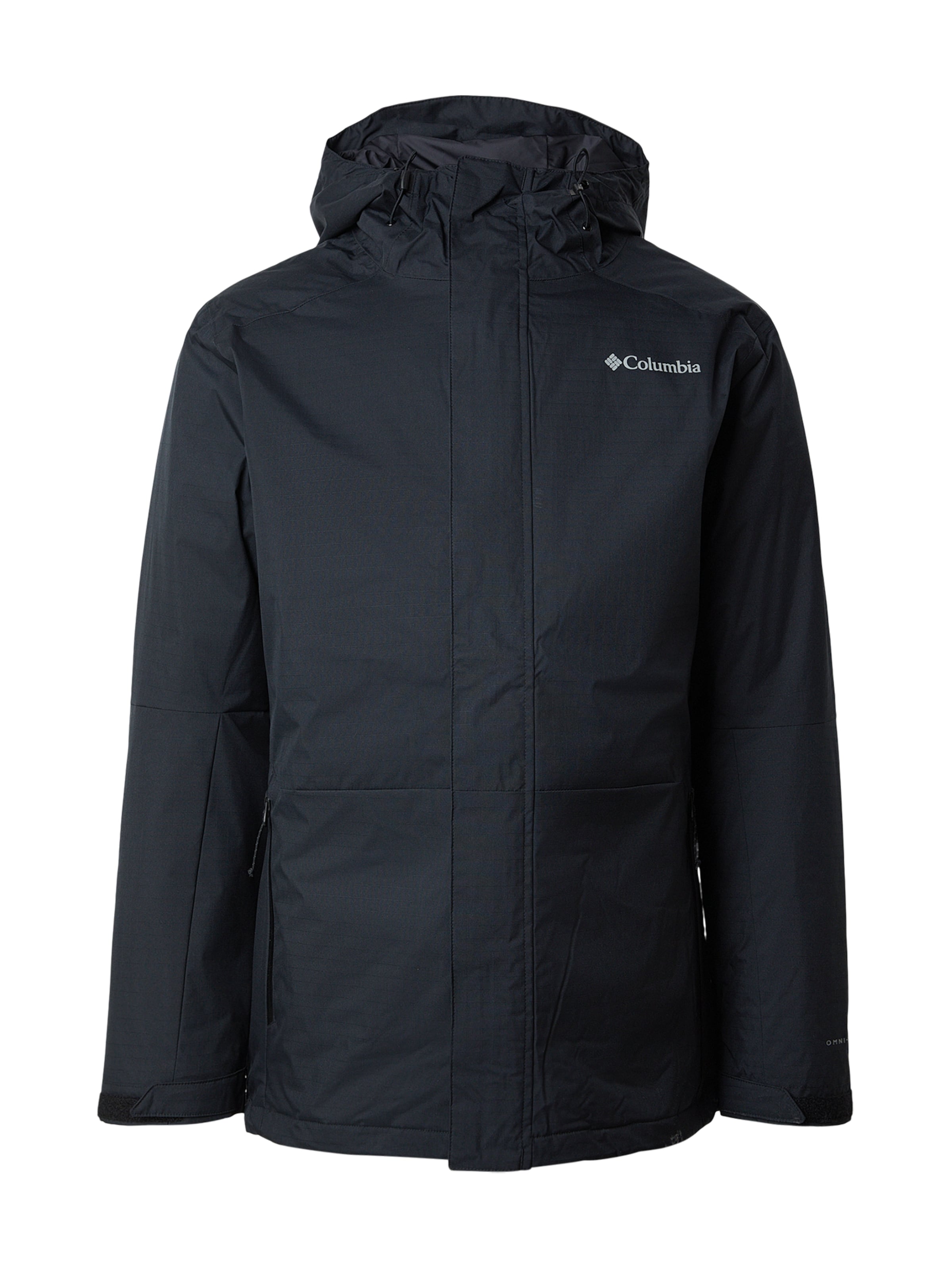 COLUMBIA Outdoorjacke 'Point Park' in Schwarz: Vorderseite