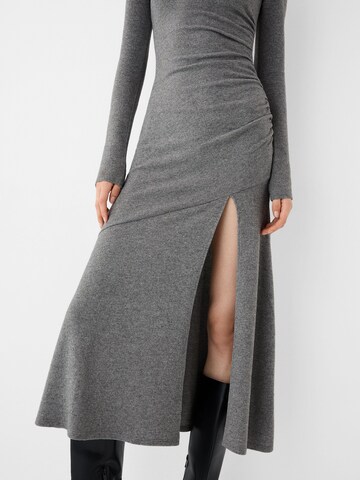 Bershka Dress in Grey