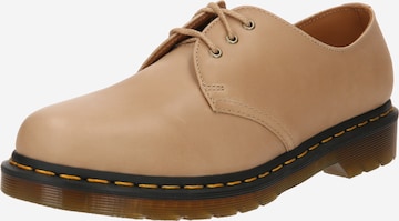 Dr. Martens - Zapatos con cordón en beige: frente