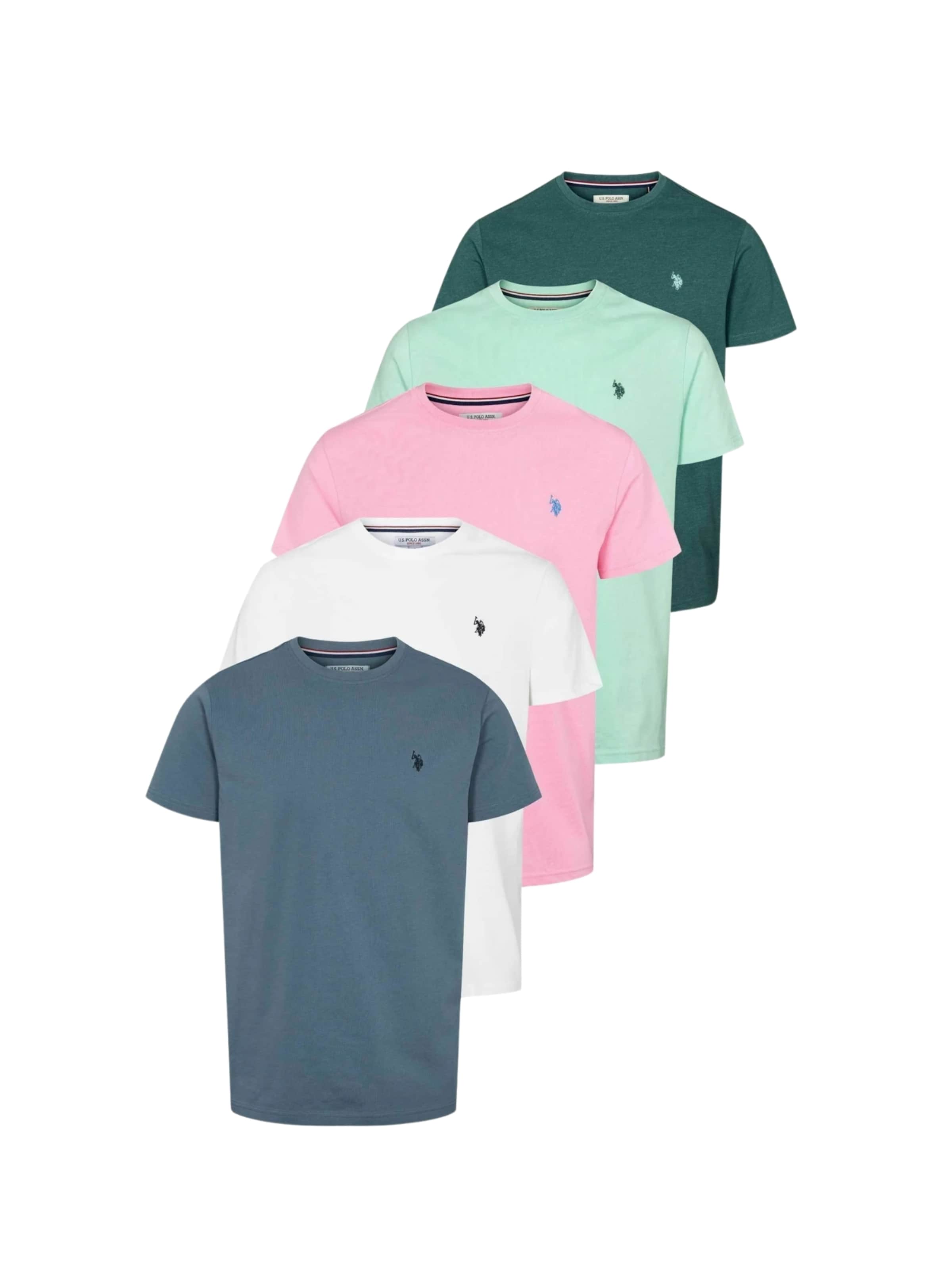 U.S. POLO ASSN. Regular Fit Skjorte ' Arjun 5-pack ' i blandingsfarvet: forside