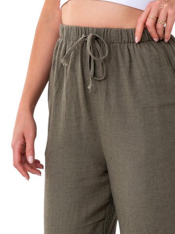 WENOR Wide Leg Hose 'SAIRA' in Grün