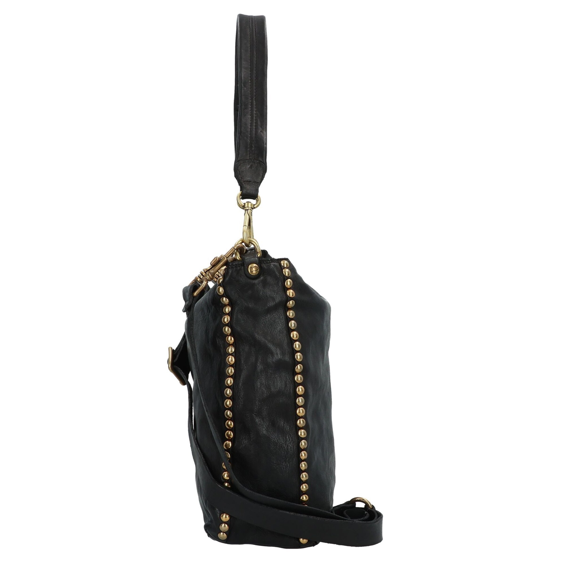 Campomaggi Schultertasche 'Lisa' in Schwarz